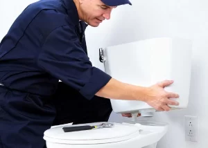 blocked toilet plumber